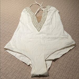 La Perla White One Piece Swimsuit